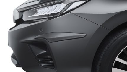 Protetor de para-choque lateral dianteiro new City Hatch preto cristal