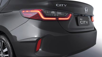 Protetor de para-choque lateral traseiro City Sedan sem cor