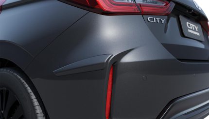 Protetor de para-choque lateral traseiro City Hatchback Cinza Basalto