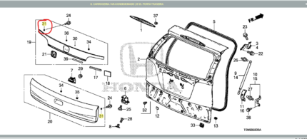 PORCA: GUARNICAO (5MM) crv 2015